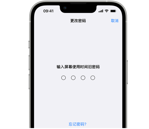 南丰iPhone屏幕维修分享iPhone屏幕使用时间密码忘记了怎么办 