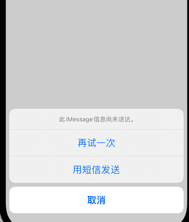 南丰apple维修iPhone上无法正常发送iMessage信息