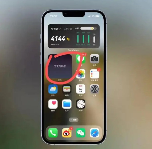 南丰苹果手机维修分享:iOS16主屏幕天气小组件无法正常工作怎么办？ 