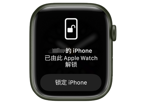 南丰苹果手机维修分享用 AppleWatch 解锁配备面容 ID 的 iPhone方法 