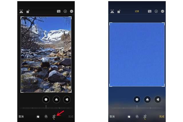 南丰苹果手机维修分享iPhone手机如何使用裁剪功能隐藏照片 